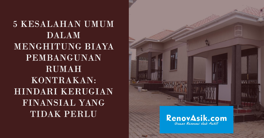 Renovasik Urusan Renovasi Jadi Asik Kesalahan Umum Dalam